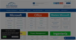 Desktop Screenshot of newhorizonsmadrid.com
